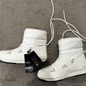 Moon Boot Classic White Snow Boots